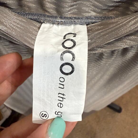 Coco on the Go Silver Charlotte Legging Sz S - Picture 7 of 13